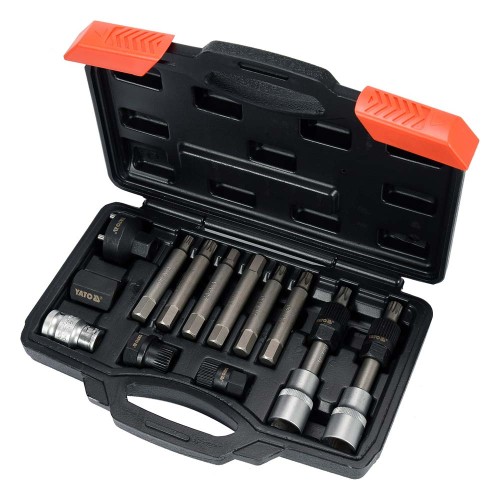 Zestaw kluczy do alternatora Yato YT-0421 ze sprzęgłem / 13 elementów