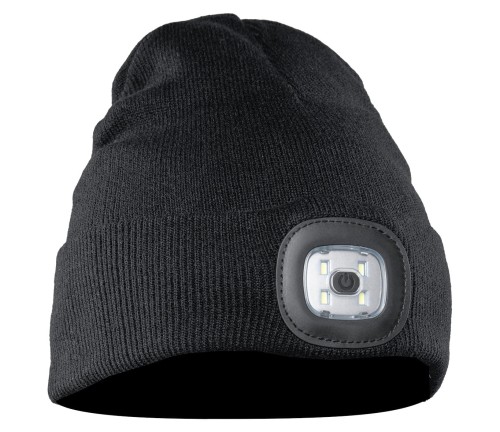 Czapka Polstar CHAPLIN z dzianiny LED kolor czarny - CODW,3.jpg
