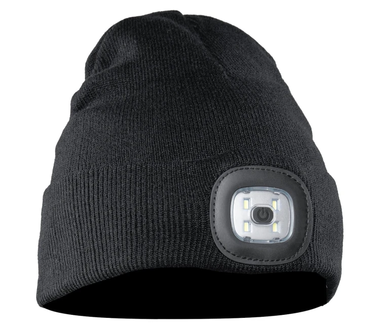 Czapka Polstar CHAPLIN z dzianiny LED kolor czarny - CODW,3.jpg