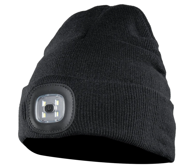 Czapka Polstar CHAPLIN z dzianiny LED kolor czarny - CODW,1.jpg