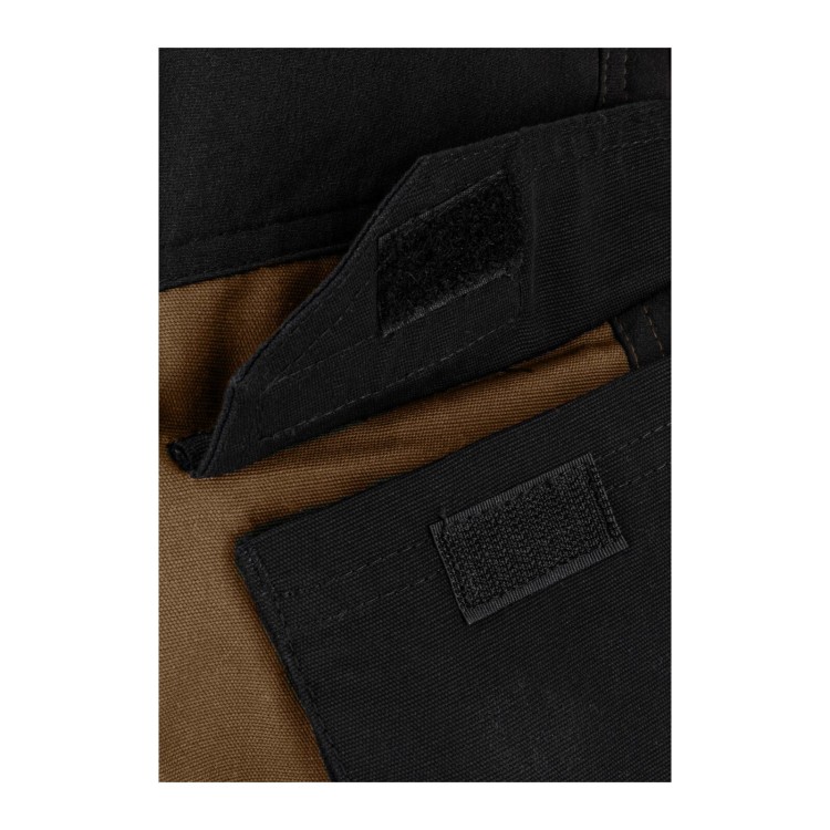 Spodnie z elementami stretch brązowo-czarne Lahti Pro L40557,12.jpg