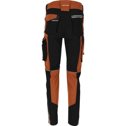 Spodnie stretch brązowo-czarne Lahti Pro L40545,4.jpg
