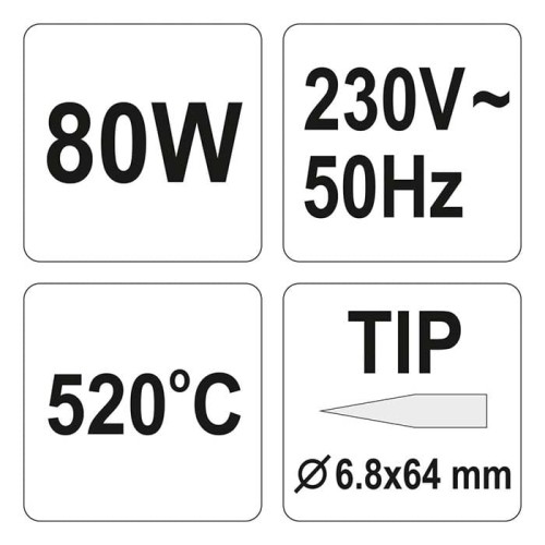 Lutownica oporowa 80W Yato YT-8273 [230V]