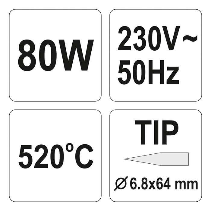 Lutownica oporowa 80W Yato YT-8273 [230V]
