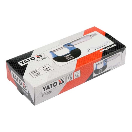 Mikrometr 0-25mm Yato YT-72300