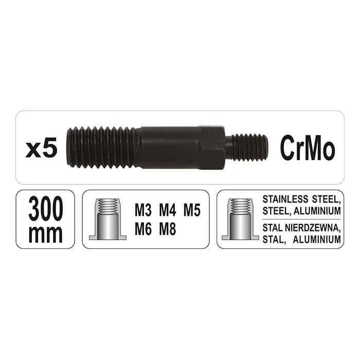 Nitownica do nitonakrętek M3-M8 Yato YT-36112