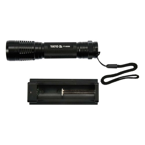 Latarka 6W XP-G3 CREE  Yato YT-08568 AKU 3.7V (2.2 Ah)