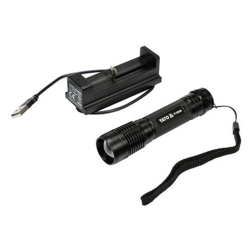 Latarka 6W XP-G3 CREE  Yato YT-08568 AKU 3.7V (2.2 Ah)