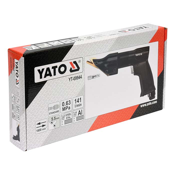 Nożyce do blachy pneumatyczne kątowe Yato YT-09944