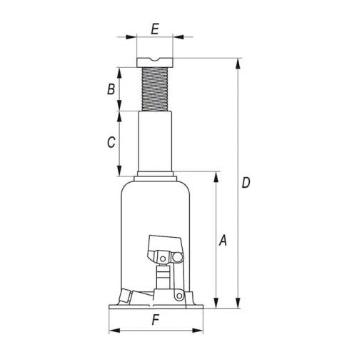 Podnośnik hydrauliczny 30t Yato YT-1709