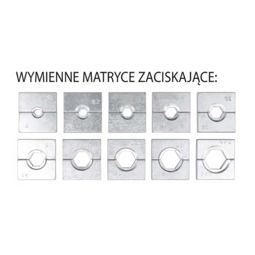 Praska hydraul. do zaciskania końćówek 10-120