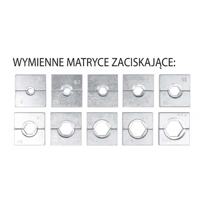 Praska hydraul. do zaciskania końćówek 10-120
