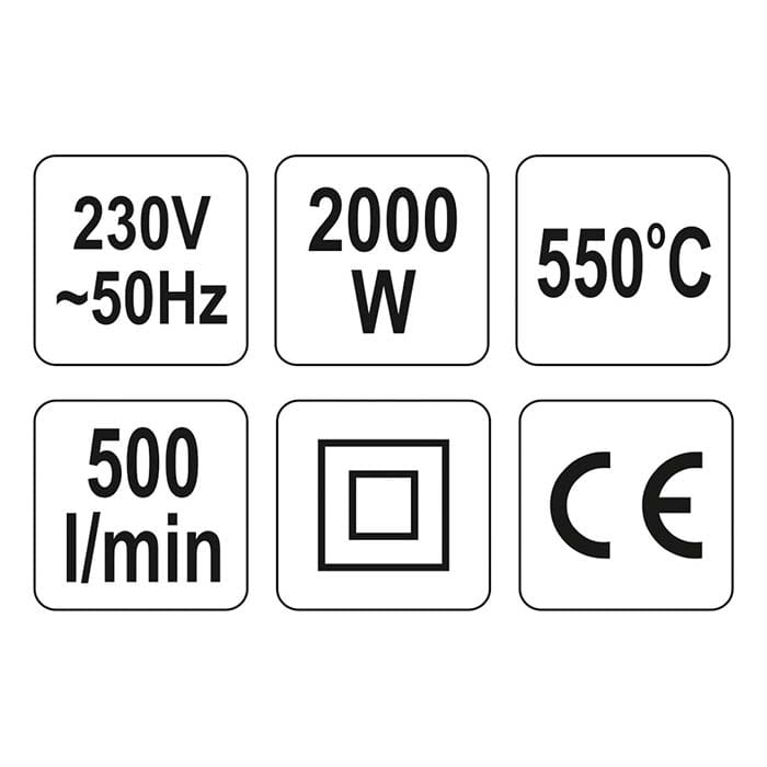 Opalarka 2000W Yato YT-82288 [230V]