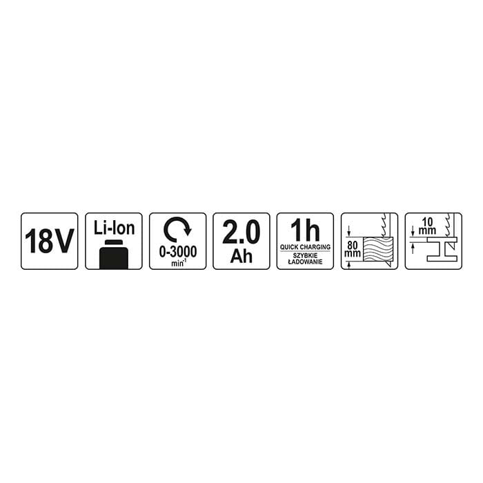 Piła szablasta Yato YT-82814 AKU 18V (bez aku)