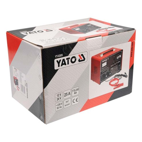 Prostownik 12/24V 25A Yato YT-8305 (350 Ah)