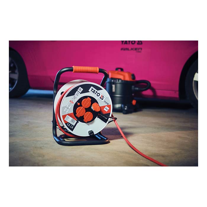 Przedłużacz 30m bęben 3x2.5mm2 Yato YT-8106 [230V]