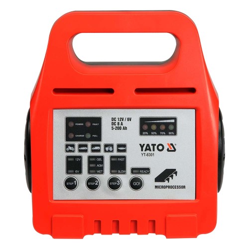 Prostownik elektroniczny Yato YT-8301 6V/12V