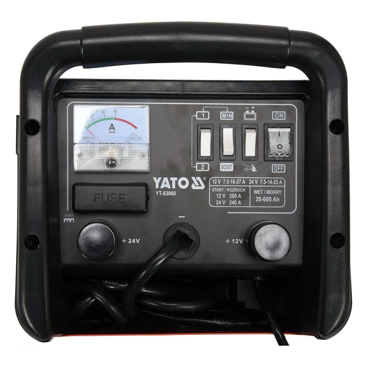 Prostownik z rozruchem 40a/300a 700ah Yato YT-83060