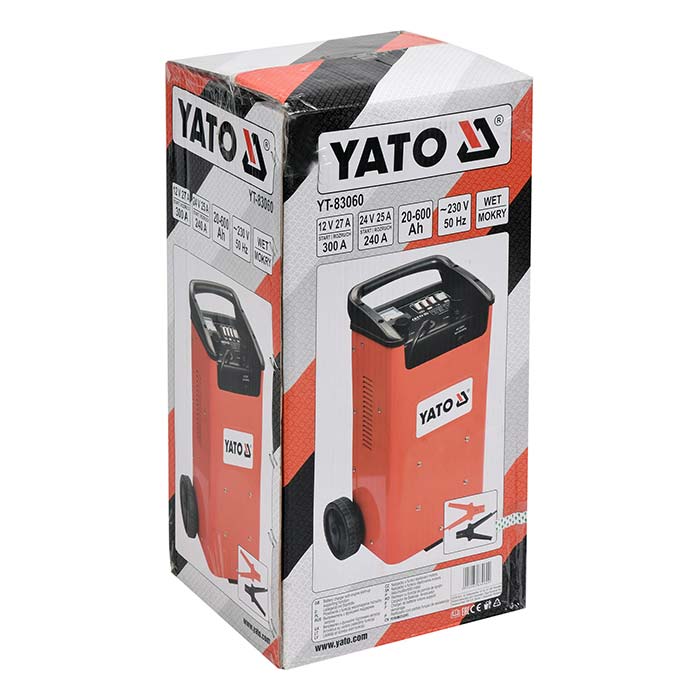 Prostownik z rozruchem 40a/300a 700ah Yato YT-83060