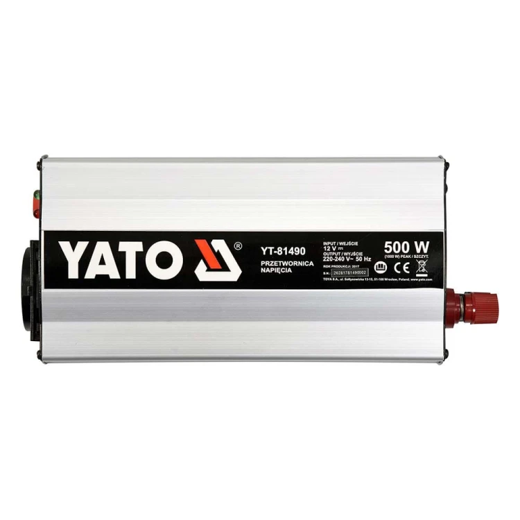 Przetwornica napięcia 12/230V 500W Yato YT-81490