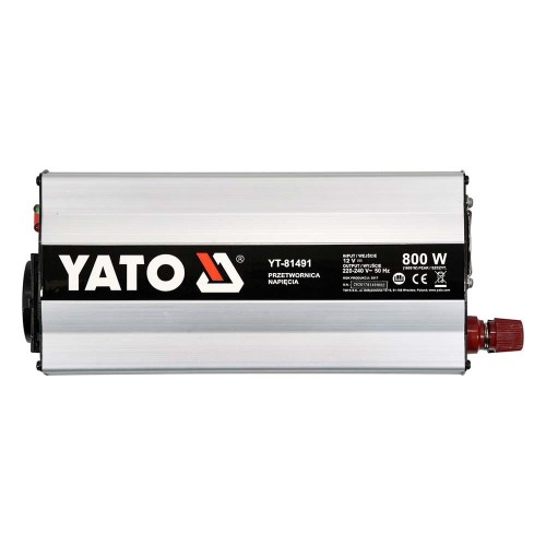 Przetwornica napięcia 12/230V 800W Yato YT-81491