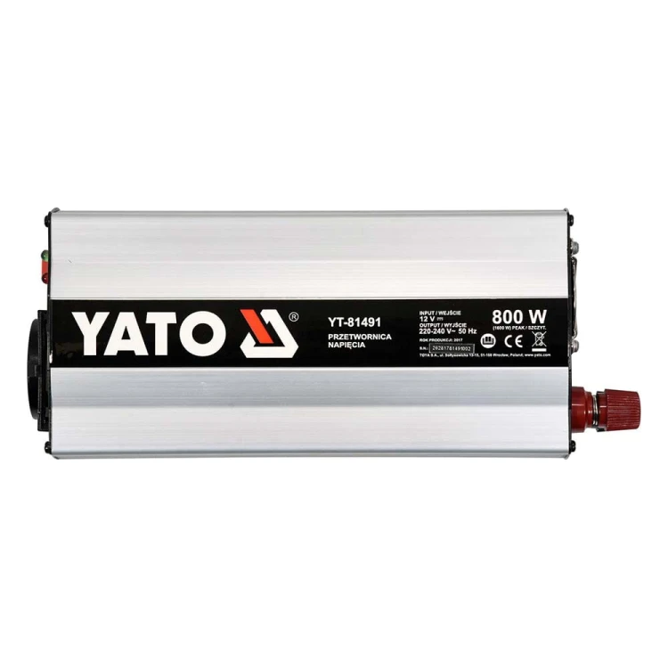 Przetwornica napięcia 12/230V 800W Yato YT-81491