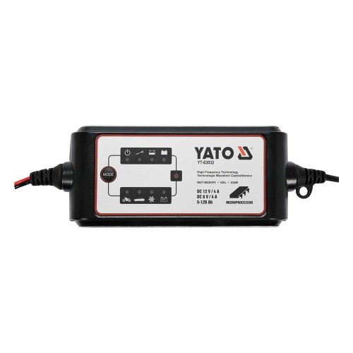 Prostownik elektroniczny Yato YT-83032 do ładowania akumulatorów 6-12V