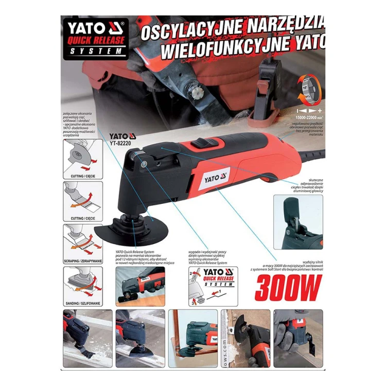 Urządzenie wielofunkcyjne 300W Yato YT-82220 [230V]