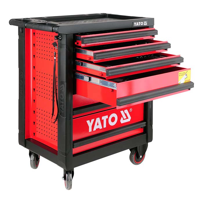 Szafka narzędziowa Yato YT-5530 z 6 szufladami + WYPOSAŻENIE /  177 elementów