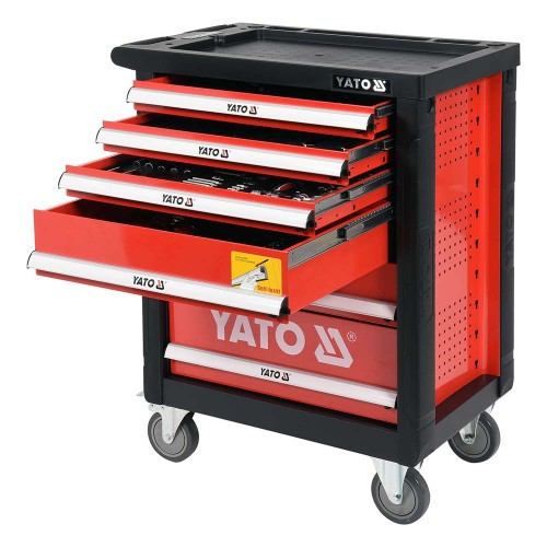 Szafka narzędziowa Yato YT-55307 z 6 szufladami + WYPOSAŻENIE / 185 elementów