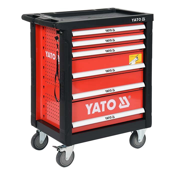 Szafka narzędziowa Yato YT-55307 z 6 szufladami + WYPOSAŻENIE / 185 elementów