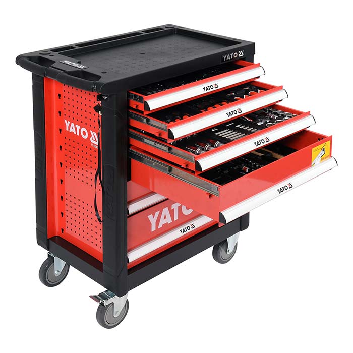 Szafka narzędziowa Yato YT-55307 z 6 szufladami + WYPOSAŻENIE / 185 elementów
