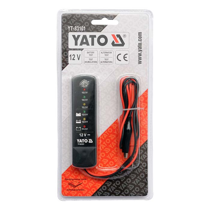 Tester akumulatorów 12V Yato