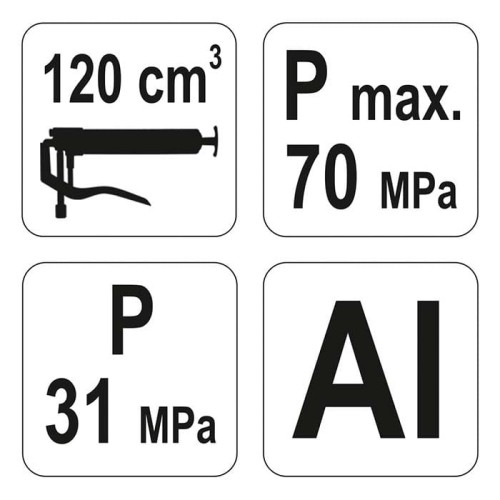 Smarownica ręczna 120 ml Yato YT-0701