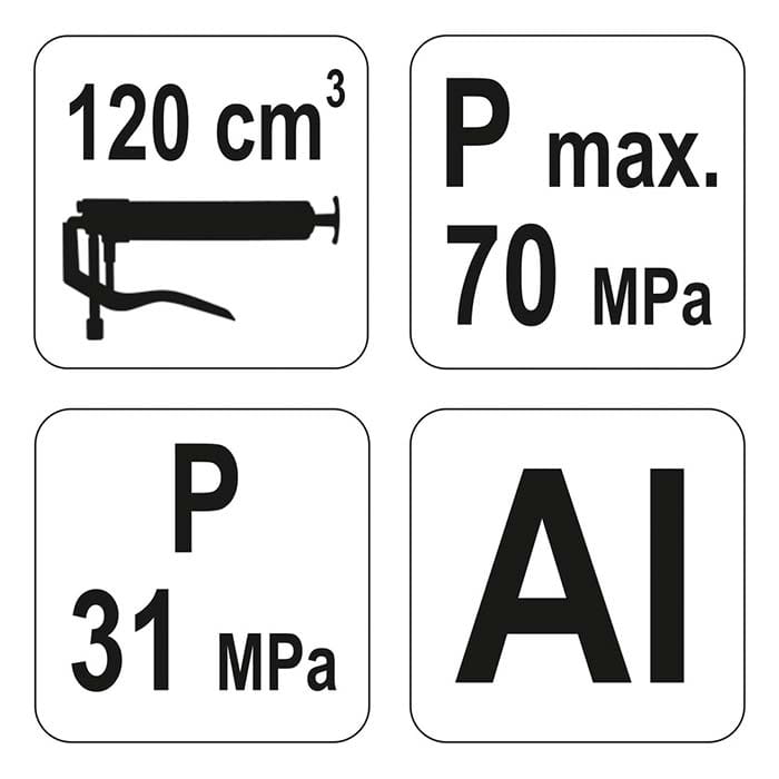 Smarownica ręczna 120 ml Yato YT-0701