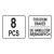 Zestaw do wymiany szczęk hamulcowych Yato YT-0680