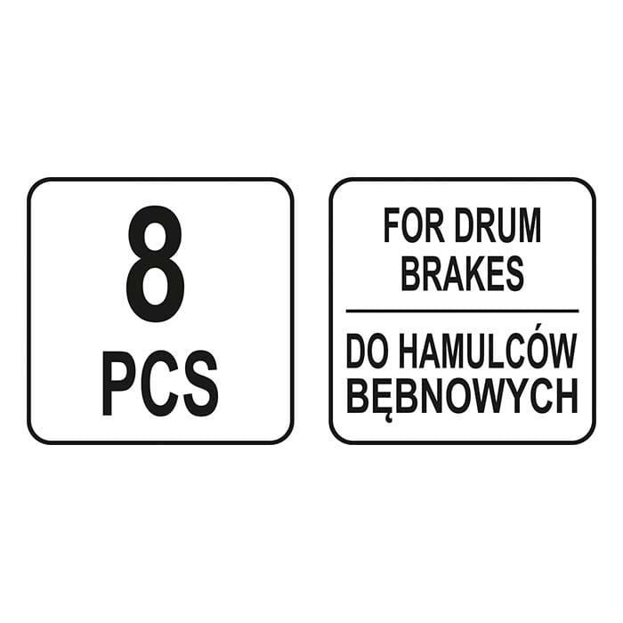Zestaw do wymiany szczęk hamulcowych Yato YT-0680