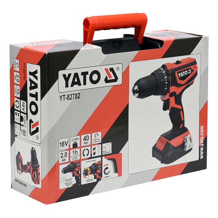 Wiertarko-wkrętarka Yato YT-82782 AKU 18V (2.0 Ah)