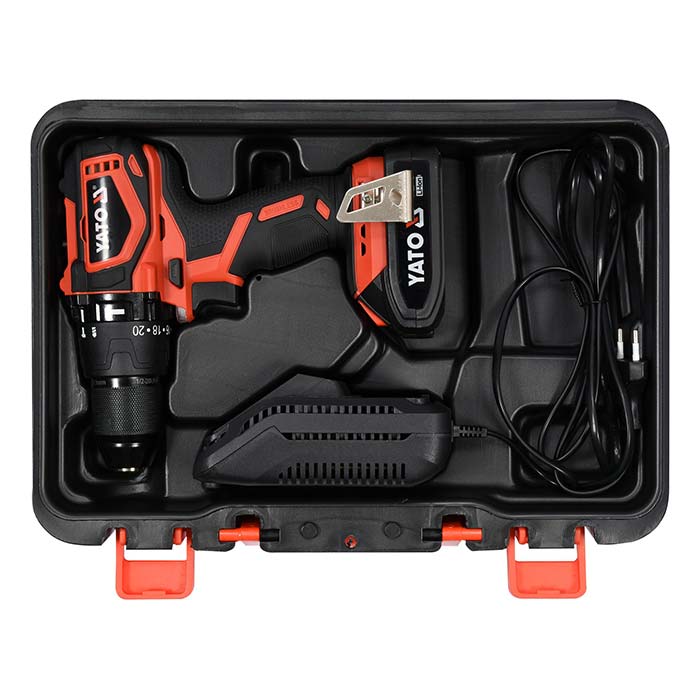 Wiertarko-wkrętarka udarowa Yato YT-82796 AKU 18V (2.0 Ah)