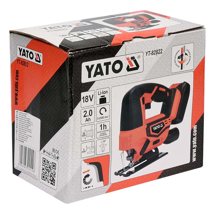 Wyrzynarka Yato YT-82822 AKU 18V (2.0 Ah)