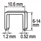 Zszywacz tapicerski 6-16mm Yato YT-7005