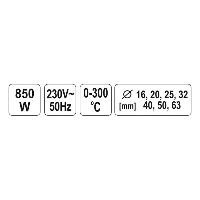 Zgrzewarka do rur 850W Yato YT-82250 [230V]