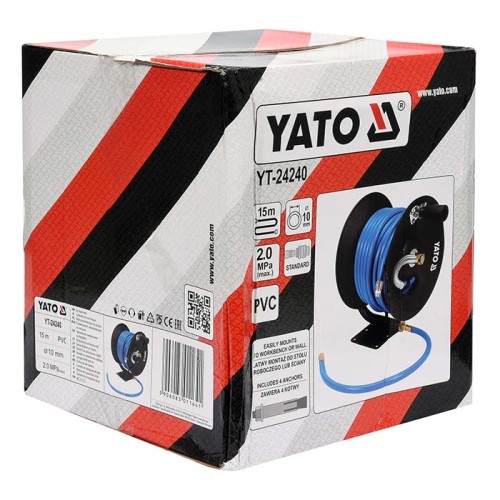 Zwijadło pneumatyczne 15m Yato YT-24240