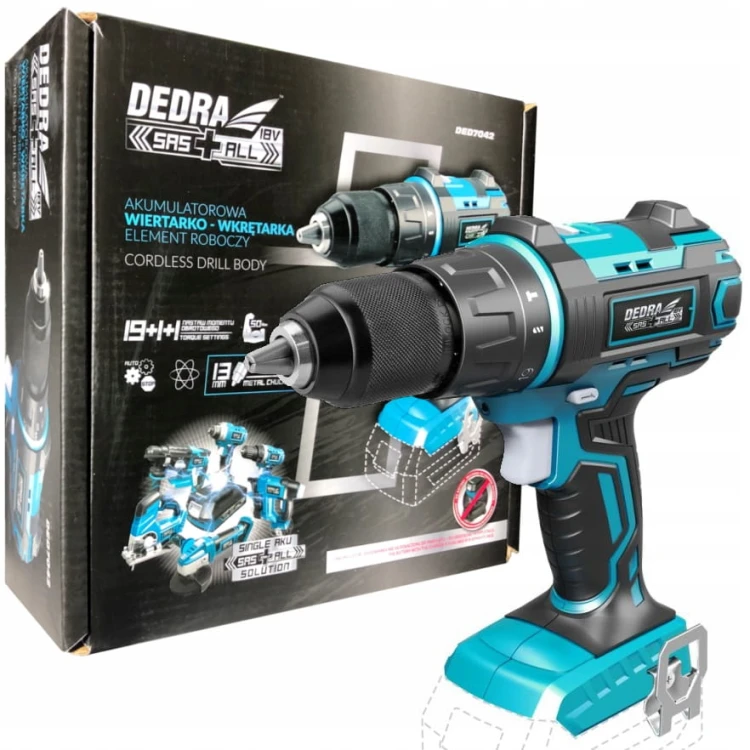Wiertarko-wkrętarka Dedra DED7042 SAS+ALL AKU 18V (bez aku)