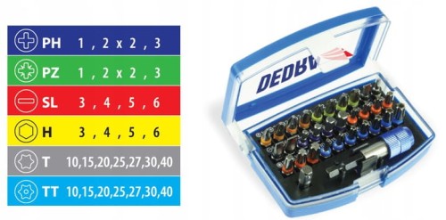Wiertarko-wkrętarka Dedra DED7142L3 AKU 18V (5.0 Ah)