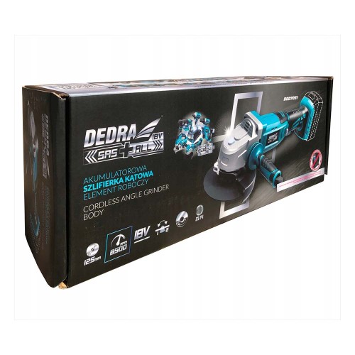 Szlifierka kątowa 125mm Dedra DED7051 SAS+ALL AKU 18V (bez aku)