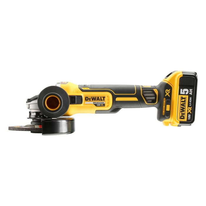 Szlifierka kątowa 125mm DeWalt DCG405P2 AKU 18V (2x 5.0 Ah)