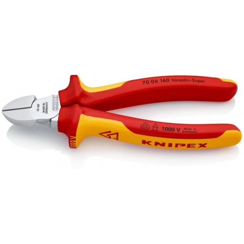 Szczypce tnące boczne 160 mm Knipex 1000V
