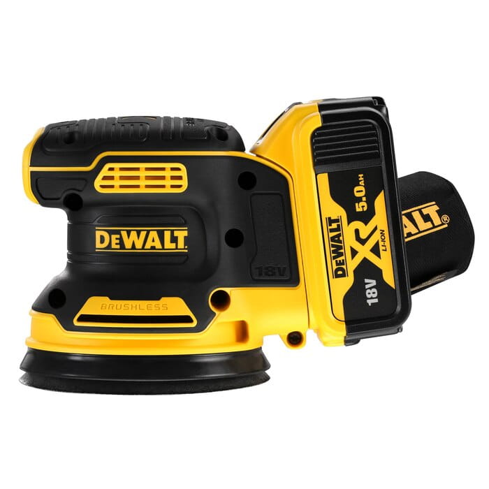 Szlifierka mimośrodowa 125mm DeWalt DCW210P2 AKU 18V (2x 5.0Ah)