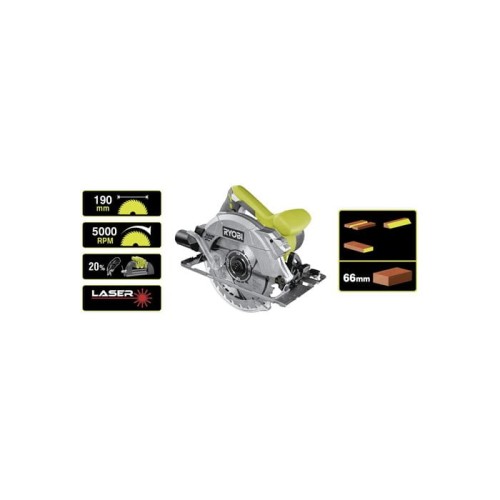 Pilarka tarczowa 190mm 1600W Ryobi RCS1600-K [230V]